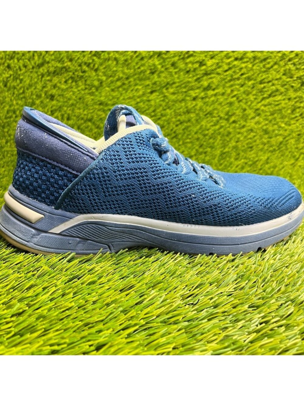 Zeba Hand Free Womens Size 8.5 Blue Athletic Running Walking Shoes Sneakers